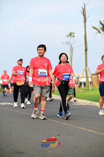 Race photo from CISANGKAN KBP CITY RUN 2025