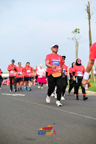Race photo from CISANGKAN KBP CITY RUN 2025