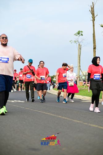 Race photo from CISANGKAN KBP CITY RUN 2025