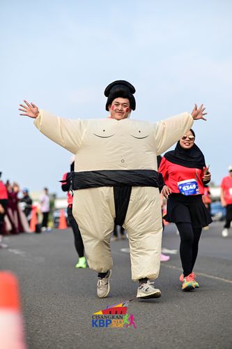 Race photo from CISANGKAN KBP CITY RUN 2025