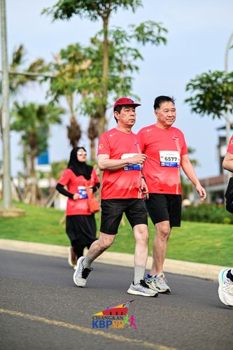 Race photo from CISANGKAN KBP CITY RUN 2025