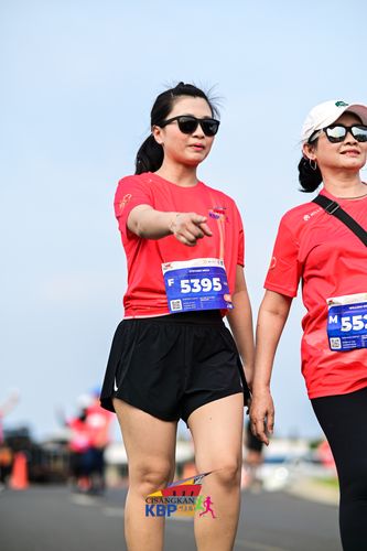 Race photo from CISANGKAN KBP CITY RUN 2025