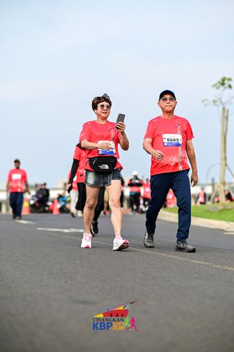 Race photo from CISANGKAN KBP CITY RUN 2025