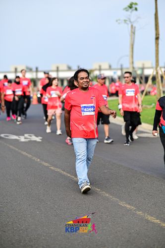 Race photo from CISANGKAN KBP CITY RUN 2025