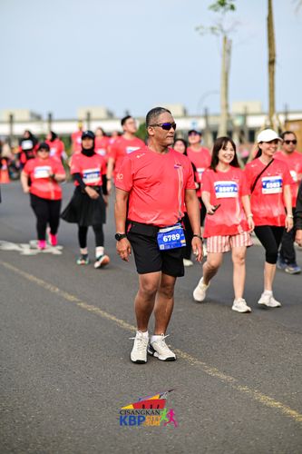 Race photo from CISANGKAN KBP CITY RUN 2025
