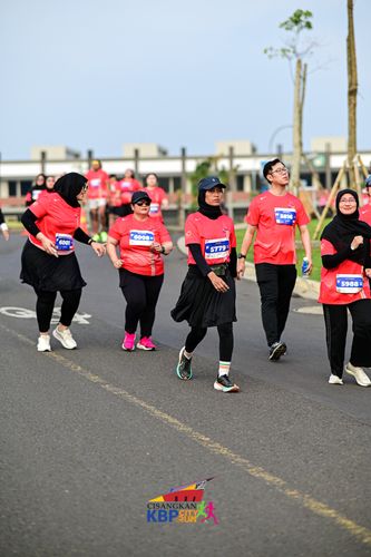 Race photo from CISANGKAN KBP CITY RUN 2025