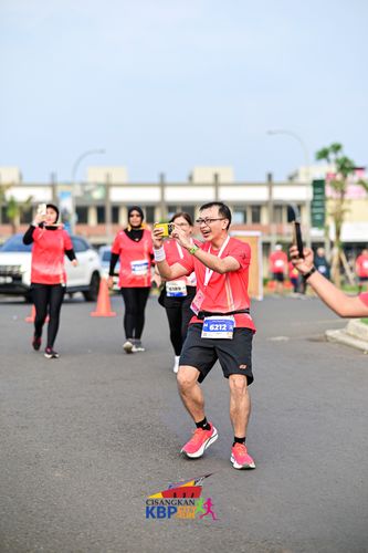 Race photo from CISANGKAN KBP CITY RUN 2025