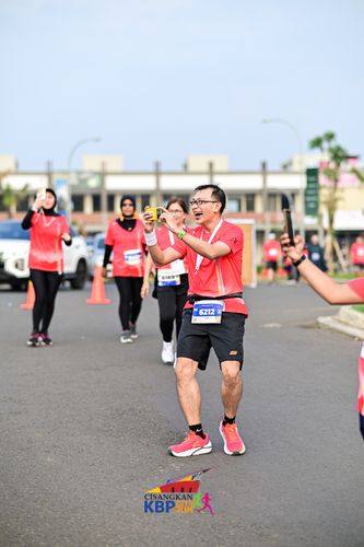Race photo from CISANGKAN KBP CITY RUN 2025