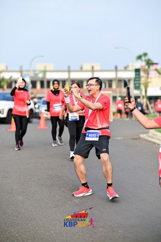 Race photo from CISANGKAN KBP CITY RUN 2025