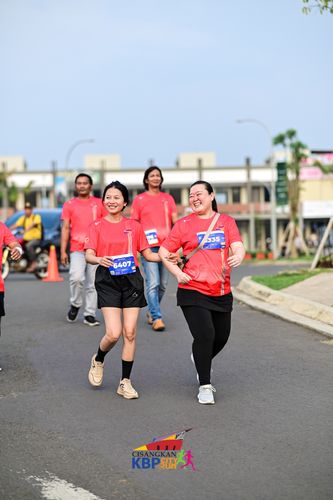 Race photo from CISANGKAN KBP CITY RUN 2025