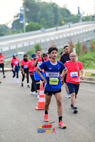 Race photo from CISANGKAN KBP CITY RUN 2025