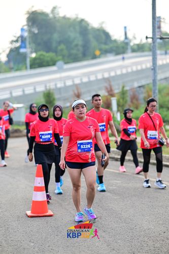 Race photo from CISANGKAN KBP CITY RUN 2025