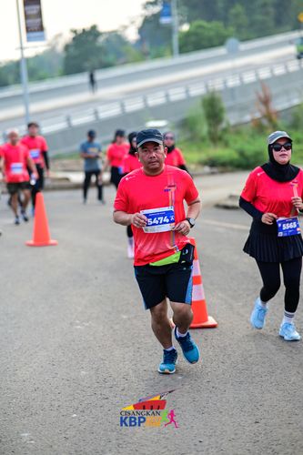 Race photo from CISANGKAN KBP CITY RUN 2025