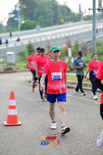 Race photo from CISANGKAN KBP CITY RUN 2025