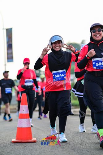 Race photo from CISANGKAN KBP CITY RUN 2025