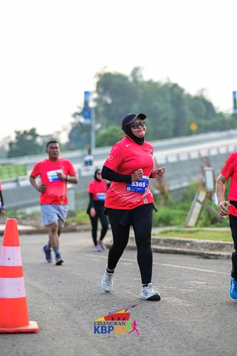 Race photo from CISANGKAN KBP CITY RUN 2025