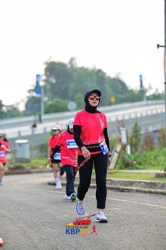 Race photo from CISANGKAN KBP CITY RUN 2025