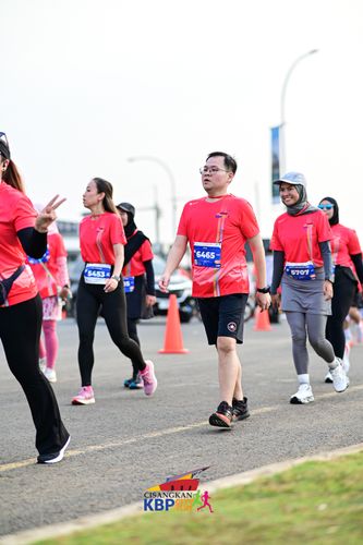 Race photo from CISANGKAN KBP CITY RUN 2025