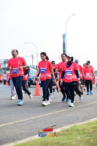 Race photo from CISANGKAN KBP CITY RUN 2025