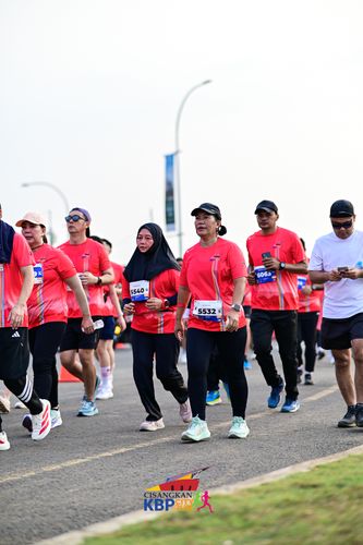 Race photo from CISANGKAN KBP CITY RUN 2025
