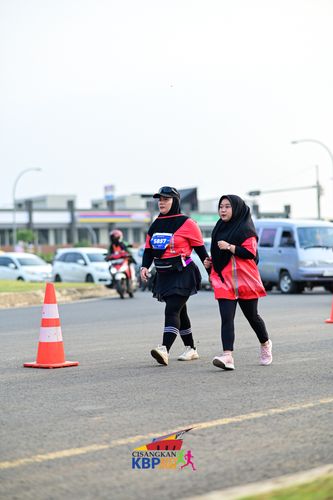 Race photo from CISANGKAN KBP CITY RUN 2025