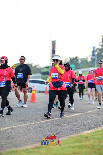 Race photo from CISANGKAN KBP CITY RUN 2025