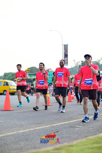 Race photo from CISANGKAN KBP CITY RUN 2025