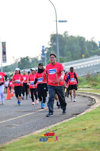 Race photo from CISANGKAN KBP CITY RUN 2025