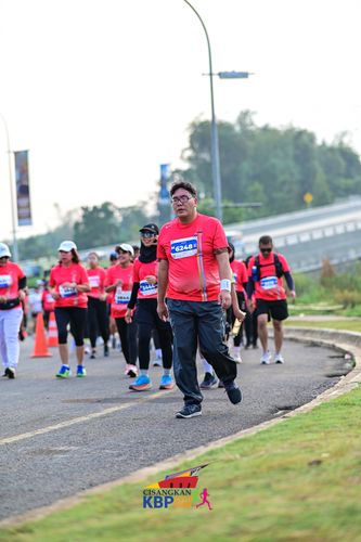 Race photo from CISANGKAN KBP CITY RUN 2025