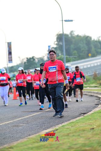 Race photo from CISANGKAN KBP CITY RUN 2025
