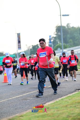 Race photo from CISANGKAN KBP CITY RUN 2025