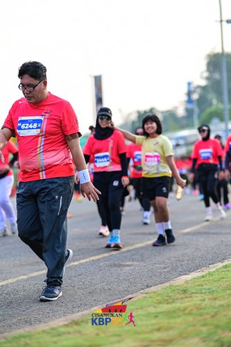 Race photo from CISANGKAN KBP CITY RUN 2025
