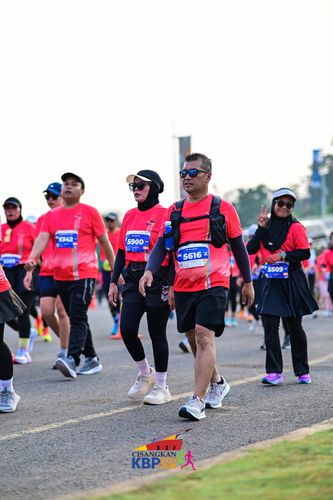 Race photo from CISANGKAN KBP CITY RUN 2025