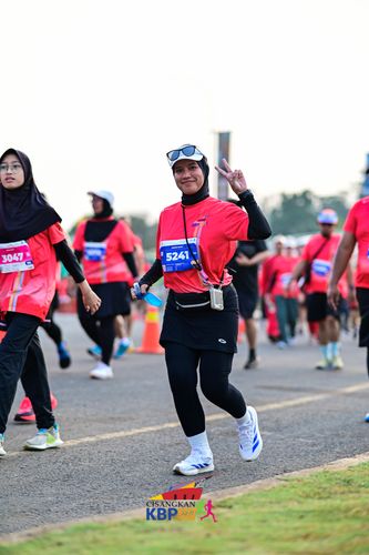 Race photo from CISANGKAN KBP CITY RUN 2025