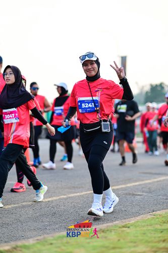 Race photo from CISANGKAN KBP CITY RUN 2025
