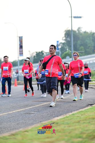 Race photo from CISANGKAN KBP CITY RUN 2025