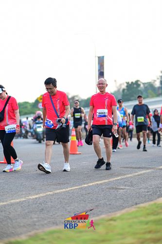 Race photo from CISANGKAN KBP CITY RUN 2025