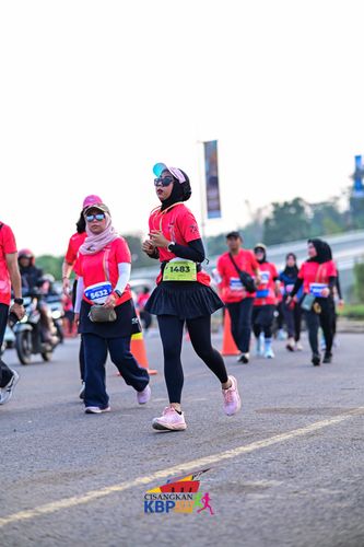 Race photo from CISANGKAN KBP CITY RUN 2025