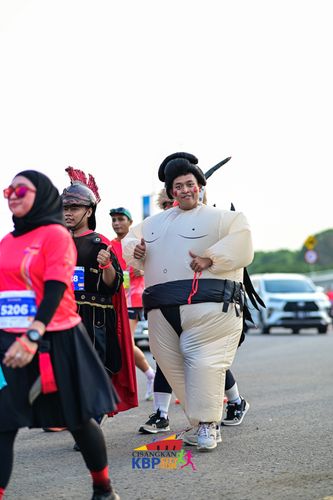 Race photo from CISANGKAN KBP CITY RUN 2025