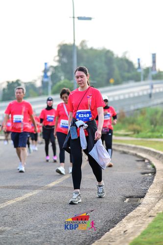 Race photo from CISANGKAN KBP CITY RUN 2025