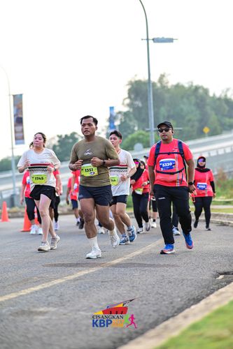 Race photo from CISANGKAN KBP CITY RUN 2025
