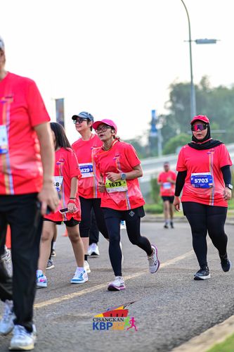 Race photo from CISANGKAN KBP CITY RUN 2025