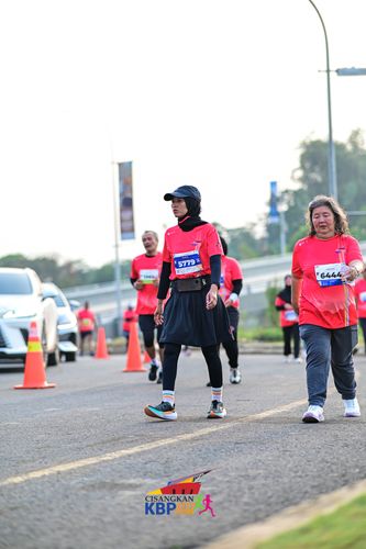 Race photo from CISANGKAN KBP CITY RUN 2025