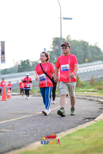 Race photo from CISANGKAN KBP CITY RUN 2025