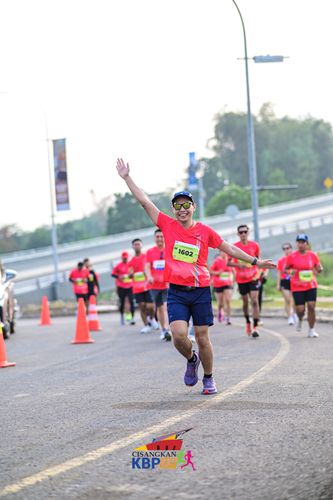 Race photo from CISANGKAN KBP CITY RUN 2025