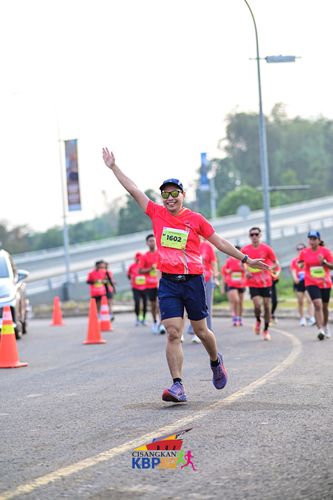 Race photo from CISANGKAN KBP CITY RUN 2025
