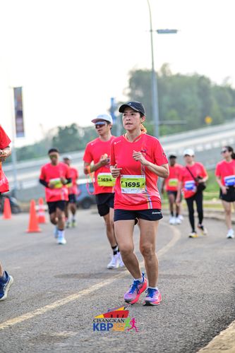 Race photo from CISANGKAN KBP CITY RUN 2025