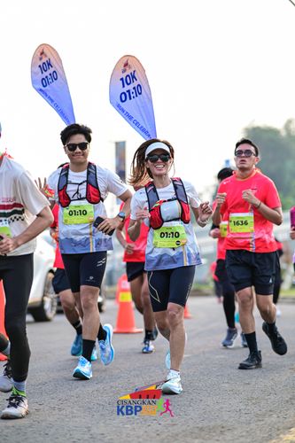 Race photo from CISANGKAN KBP CITY RUN 2025