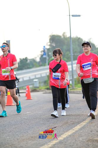Race photo from CISANGKAN KBP CITY RUN 2025
