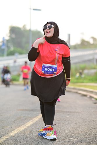 Race photo from CISANGKAN KBP CITY RUN 2025